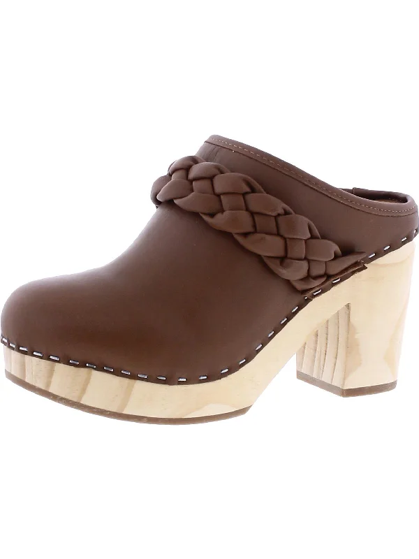 Plus Size Women's Snake Print Mules in Brown for a Fashion - Forward StatementHila Womens Leather Slip On Clogs Plus Size Women's Snake Print Mules in Brown for a Fashion - Forward StatementHila Womens Leather Slip On Clogs