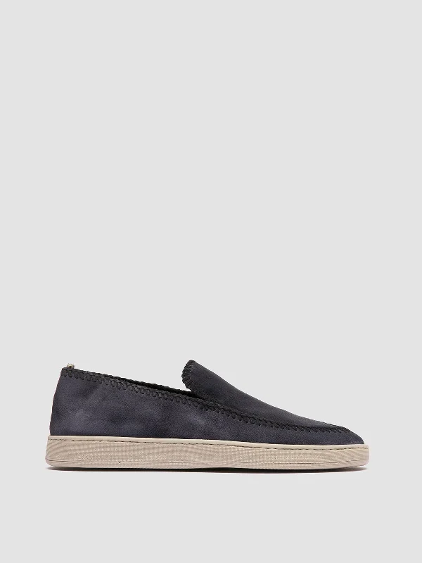 Child - Friendly Women's Loafers in Purple for Moms on the GoHERBIE 011 - Blue Suede Penny Loafers Child - Friendly Women's Loafers in Purple for Moms on the GoHERBIE 011 - Blue Suede Penny Loafers
