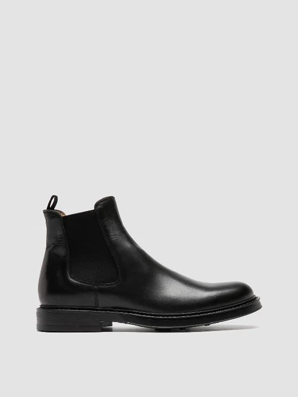 Shock - Absorbing Women's Loafers in Gray for Active LifestylesUNIFORM 005 - Black Leather Chelsea Boots Shock - Absorbing Women's Loafers in Gray for Active LifestylesUNIFORM 005 - Black Leather Chelsea Boots