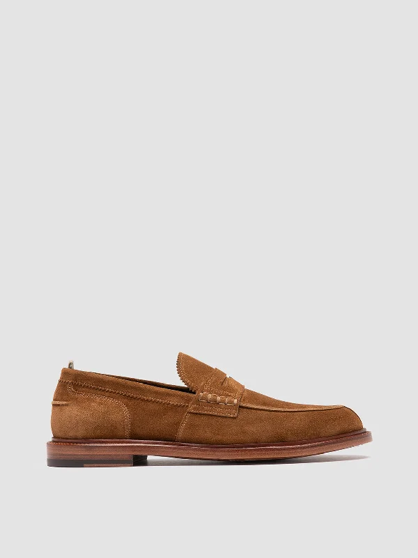 Women's Premium Leather Tassel Loafers in Dark Brown for a Classic Office LookSAX 001 - Brown Suede Penny Loafers Women's Premium Leather Tassel Loafers in Dark Brown for a Classic Office LookSAX 001 - Brown Suede Penny Loafers
