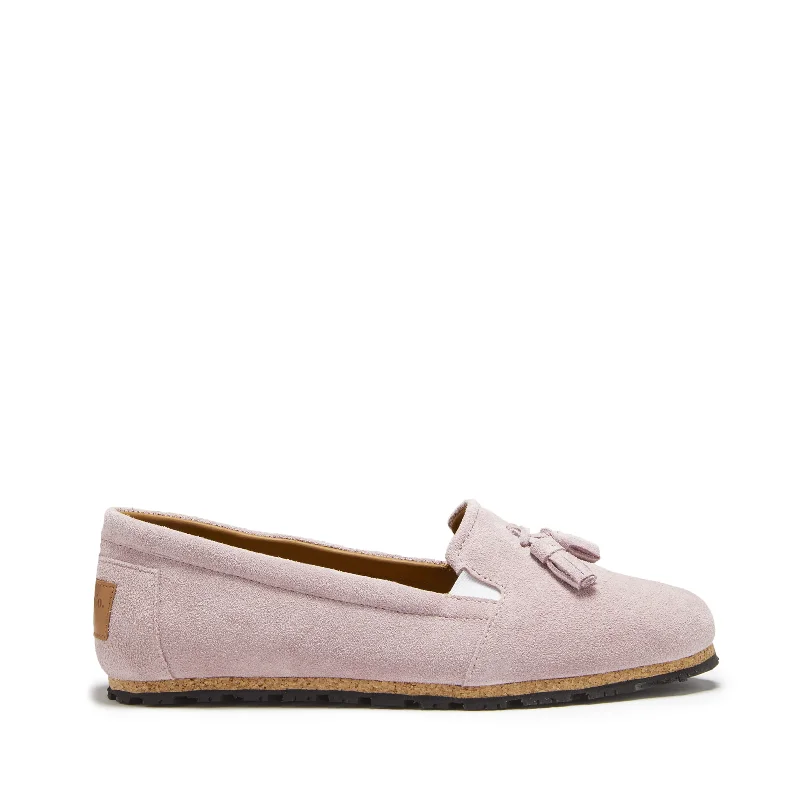 Elastic - Back Women's Loafers in Teal for Easy On - and - OffWomen's Tasselled Espadrilles, powder pink suede Elastic - Back Women's Loafers in Teal for Easy On - and - OffWomen's Tasselled Espadrilles, powder pink suede