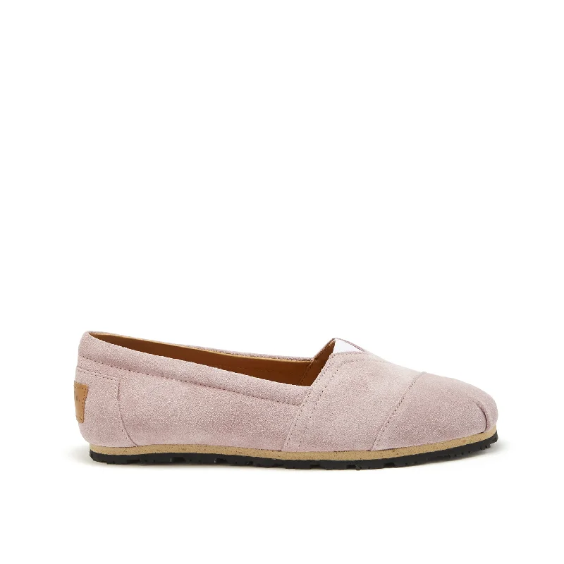 Women's Embroidered Floral Pattern Loafers in Beige for a Spring - Inspired OutfitWomen's Chukka Espadrilles, powder pink suede
