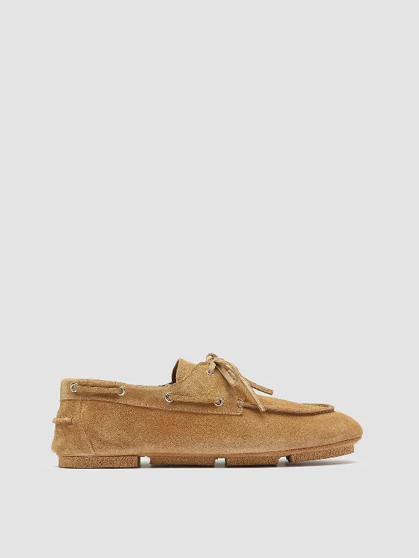 Women's Fur - Lined Loafers in Tan for a Cozy Winter OptionC-SIDE 004 - Beige Suede Boat Shoes Women's Fur - Lined Loafers in Tan for a Cozy Winter OptionC-SIDE 004 - Beige Suede Boat Shoes
