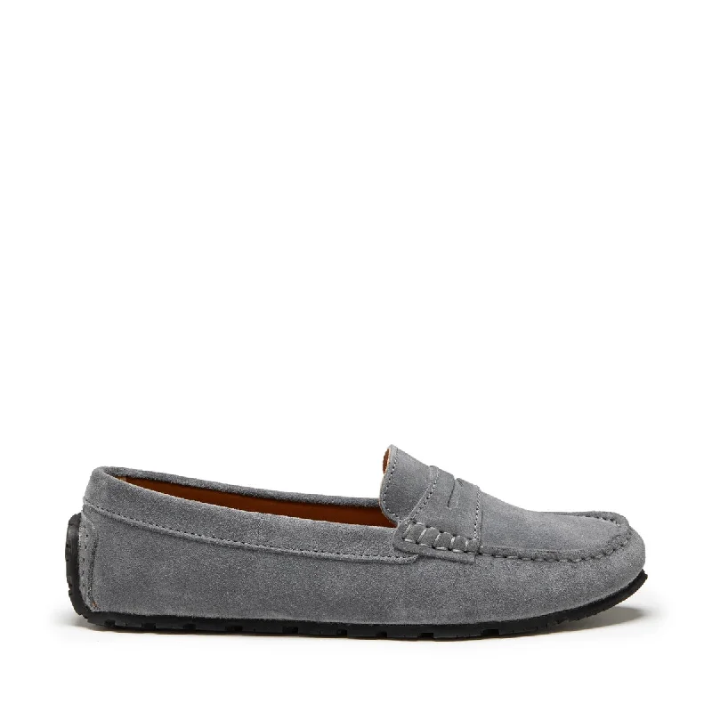 Elastic - Back Women's Loafers in Teal for Easy On - and - OffWomen's Tyre Sole Penny Loafers, slate grey suede Elastic - Back Women's Loafers in Teal for Easy On - and - OffWomen's Tyre Sole Penny Loafers, slate grey suede