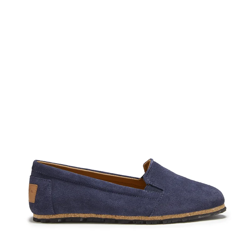 Adjustable Strap Women's Loafers in Tan for a Custom FitWomen's Continental Espadrilles, navy blue suede Adjustable Strap Women's Loafers in Tan for a Custom FitWomen's Continental Espadrilles, navy blue suede