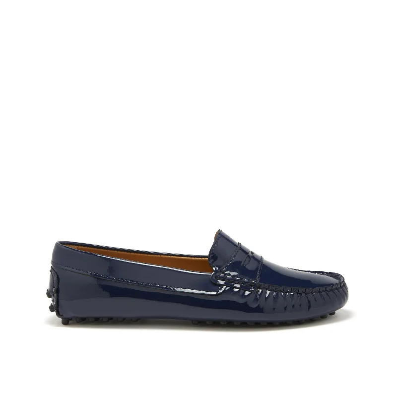 Women's Memory Foam Insole Loafers in Pink for Added ComfortWomen's Penny Driving Loafers, navy blue patent leather Women's Memory Foam Insole Loafers in Pink for Added ComfortWomen's Penny Driving Loafers, navy blue patent leather