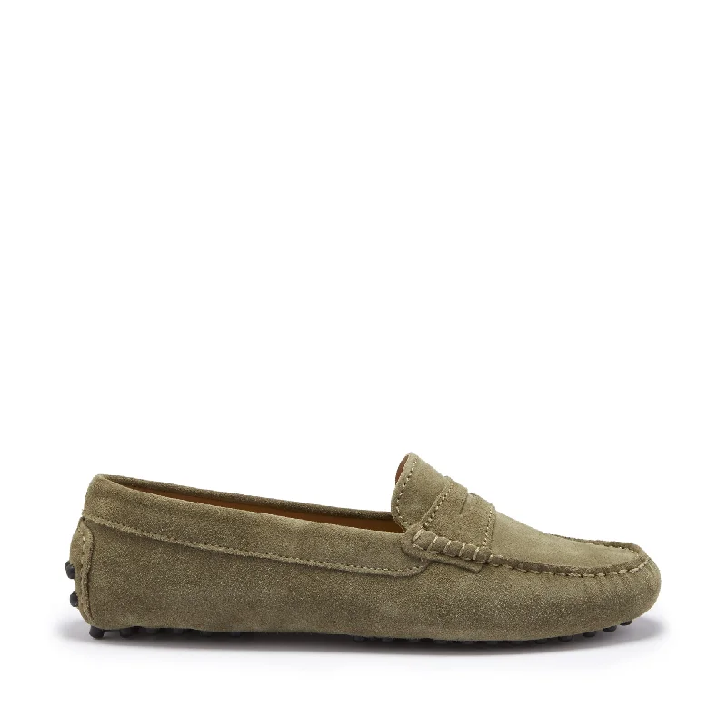 Women's Premium Leather Tassel Loafers in Dark Brown for a Classic Office LookWomen's Penny Driving Loafers, truffle suede Women's Premium Leather Tassel Loafers in Dark Brown for a Classic Office LookWomen's Penny Driving Loafers, truffle suede