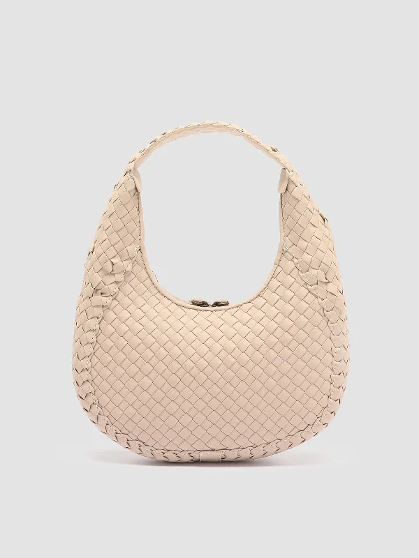 Slip - Resistant Women's Rubber - Sole Loafers in Navy for Wet ConditionsOC CLASS 057 Mignon - Taupe Leather Hobo Bag