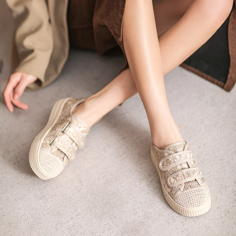 Men's canvas boat shoes with a non - slip soleWomen Fashion Breathable Velcro Flat Casual Shoes Men's canvas boat shoes with a non - slip soleWomen Fashion Breathable Velcro Flat Casual Shoes