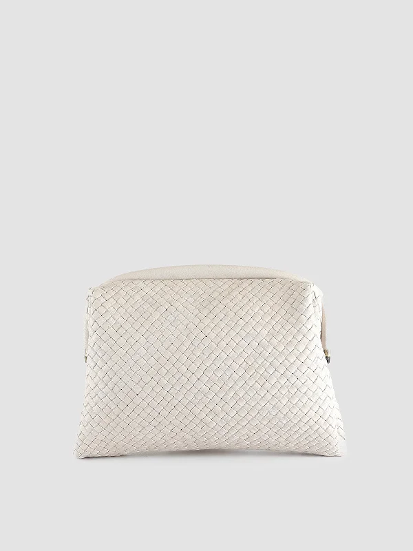 Women's Bow - Embellished Loafers in Red for a Feminine TouchHELEN 11 Mignon - White Leather Clutch Bag Women's Bow - Embellished Loafers in Red for a Feminine TouchHELEN 11 Mignon - White Leather Clutch Bag