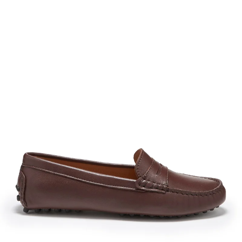 Orthopedic Women's Loafers with Arch Support in Brown for Foot HealthWomen's Penny Driving Loafers, brown leather Orthopedic Women's Loafers with Arch Support in Brown for Foot HealthWomen's Penny Driving Loafers, brown leather