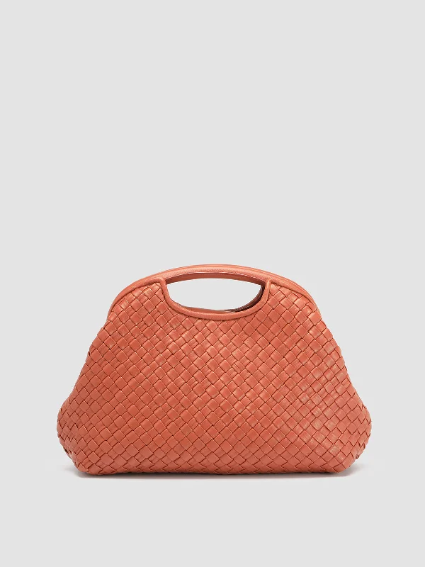 Women's Metallic Foil - Finish Loafers in Gold for a Glamorous Night OutHELEN 12 - Orange Leather Clutch Bag Women's Metallic Foil - Finish Loafers in Gold for a Glamorous Night OutHELEN 12 - Orange Leather Clutch Bag