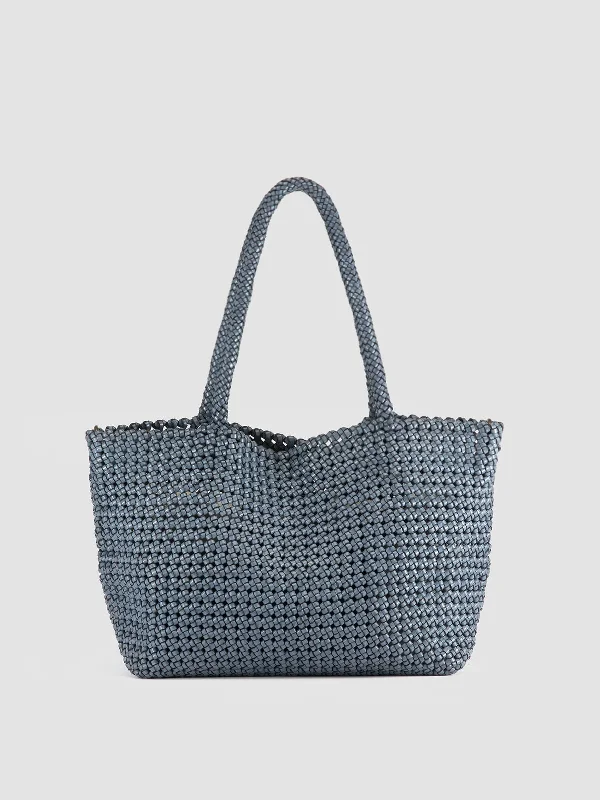 Plus Size Women's Wide - Fit Penny Loafers in Black for All - Day ComfortSUSAN 09 - Blue Woven Leather Shoulder Bag Plus Size Women's Wide - Fit Penny Loafers in Black for All - Day ComfortSUSAN 09 - Blue Woven Leather Shoulder Bag