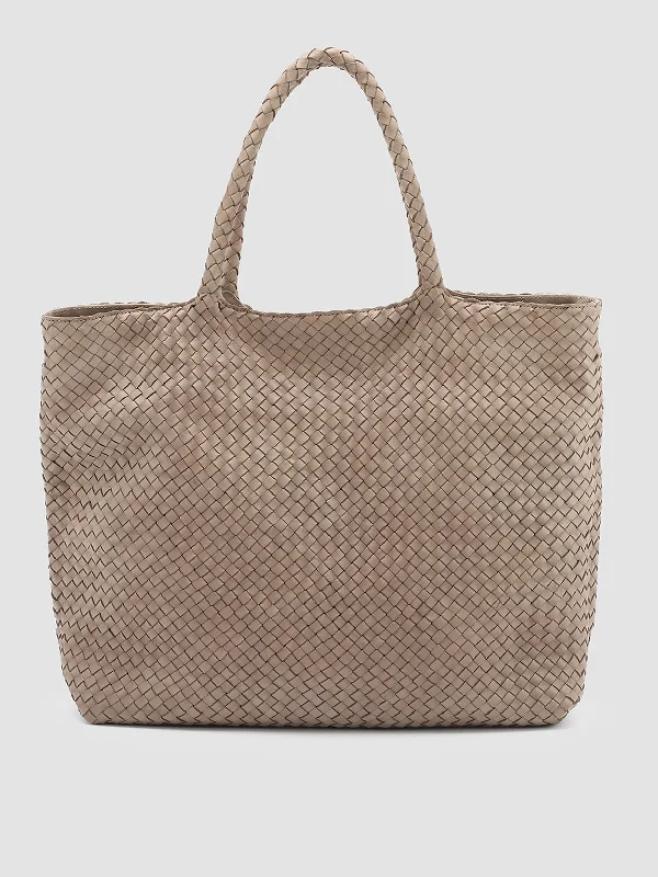 Women's Tassel - Trimmed Loafers with a Low Heel in Olive Green for a Trendy TwistOC CLASS 35 Woven - Taupe Leather Tote Bag Women's Tassel - Trimmed Loafers with a Low Heel in Olive Green for a Trendy TwistOC CLASS 35 Woven - Taupe Leather Tote Bag