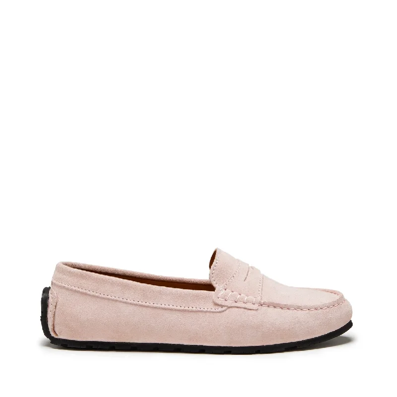 Women's Premium Leather Tassel Loafers in Dark Brown for a Classic Office LookWomen's Tyre Sole Penny Loafers, ice pink suede Women's Premium Leather Tassel Loafers in Dark Brown for a Classic Office LookWomen's Tyre Sole Penny Loafers, ice pink suede