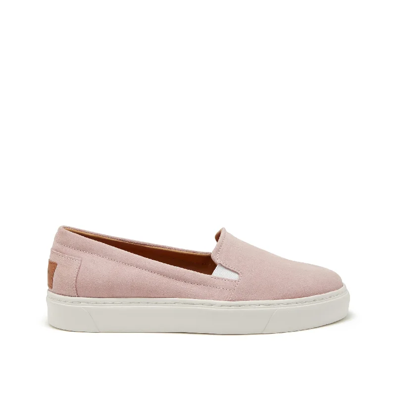 Women's Tassel - Trimmed Loafers with a Low Heel in Olive Green for a Trendy TwistWomen's Slip-On Sneakers, ice pink suede Women's Tassel - Trimmed Loafers with a Low Heel in Olive Green for a Trendy TwistWomen's Slip-On Sneakers, ice pink suede