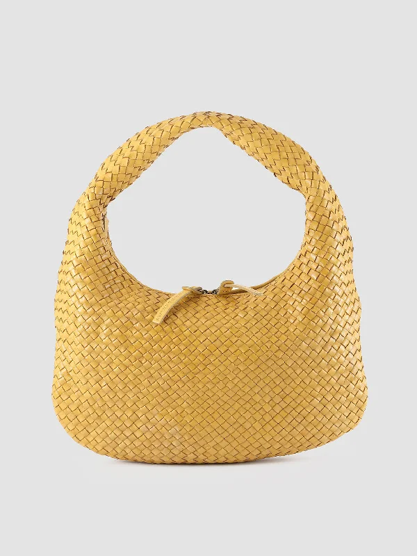 Women's Geometric - Patterned Loafers in Multicolor for a Fashion - Forward LookOC CLASS 28 Woven - Yellow Leather Hobo Bag Women's Geometric - Patterned Loafers in Multicolor for a Fashion - Forward LookOC CLASS 28 Woven - Yellow Leather Hobo Bag