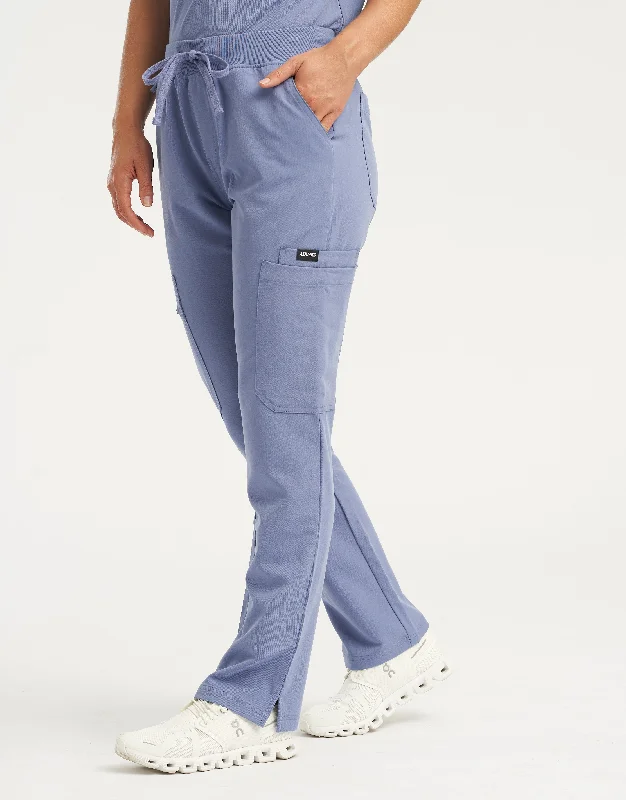 Essential Multi-Pocket Scrub Pants - Nova Blue