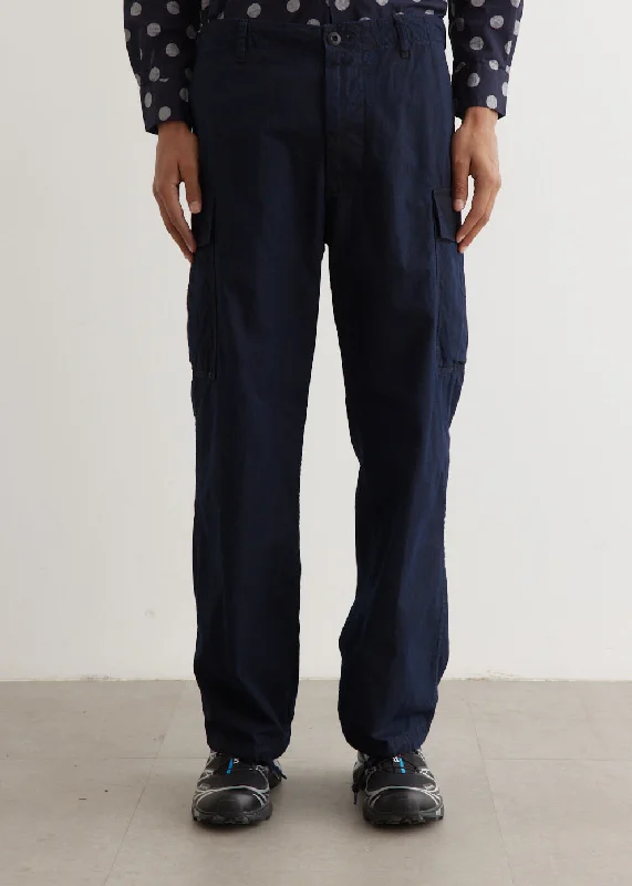 MIL 6 Pocket Indigo Rip Stop Pants