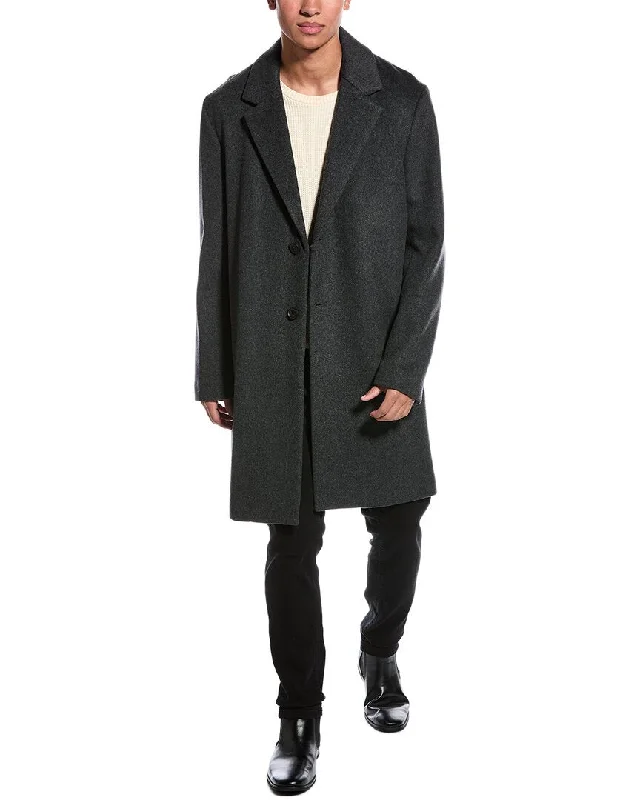 Vince Classic Wool & Cashmere-Blend Coat