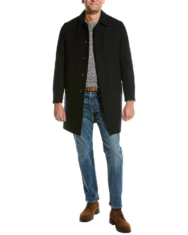 Theory Double Flannel Wool Coat