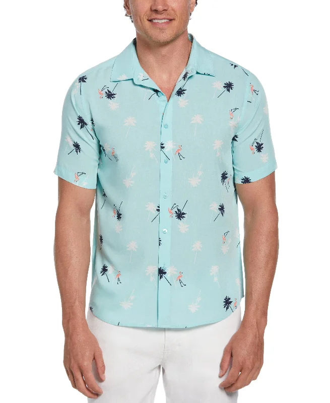 Flamingo Print Shirt