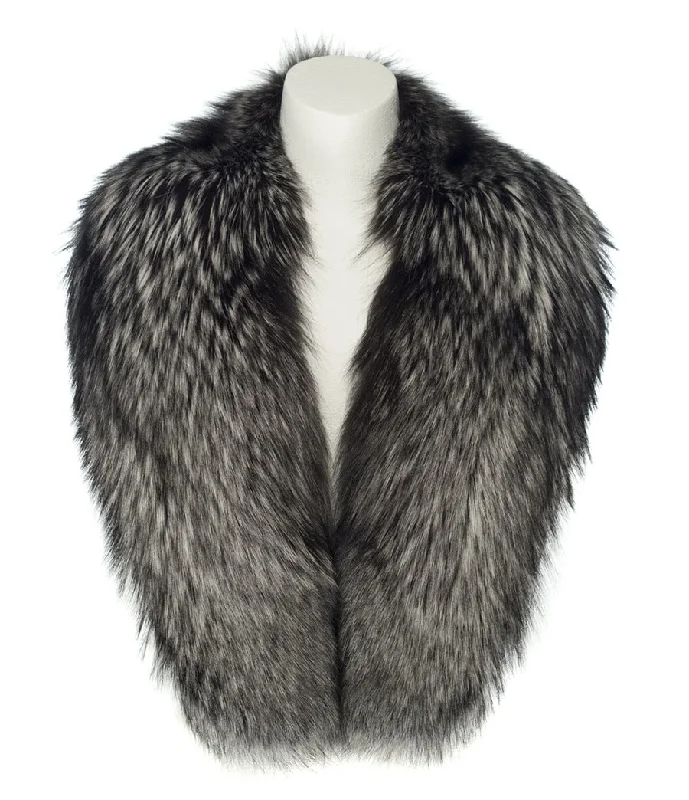 Silver Fox Fur Collar