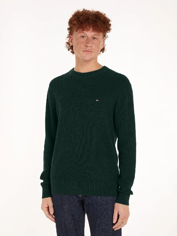 Tommy Hilfiger Structure Crew Neck Jumper