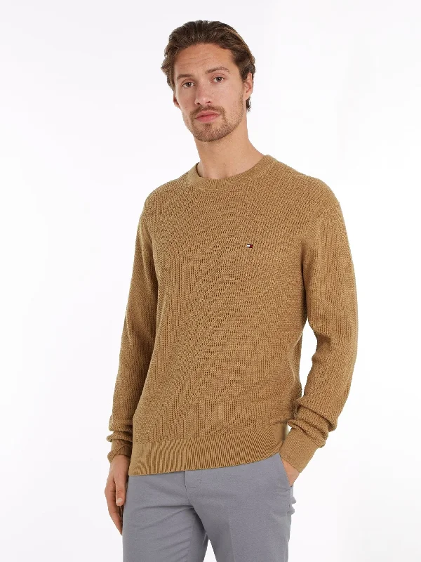 Tommy Hilfiger Structure Crew Neck Jumper