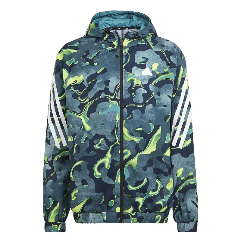 adidas - Men's Future Icons All Over Print Full Zip Hoodie (IJ8844)