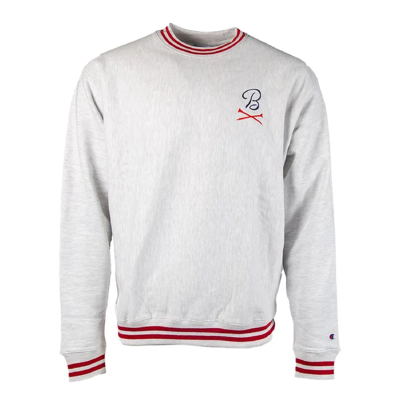 Barstool Golf Crossed Tees Ribbed Champion Crewneck