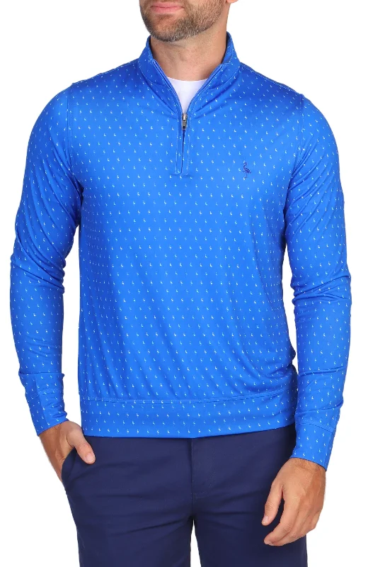 Royal Byrd Print Performance Quarter-Zip