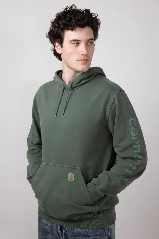 Carhartt Midweight Garment Dyed French Terry Hoodie for Men in Mountain View | 106253-GF8-MOUNTAIN