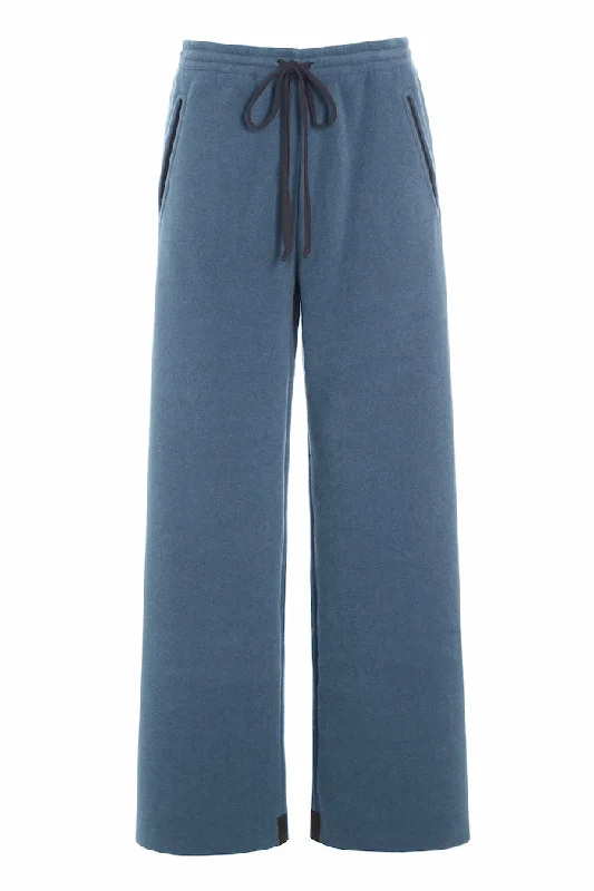 FLARE TROUSERS - 2116 - DUSTY BLUE