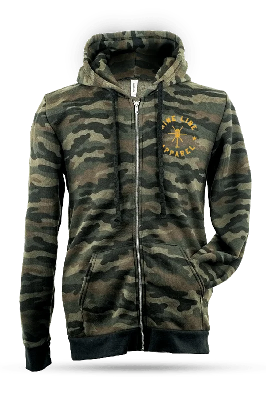 Camo Helo - Full Zip Hoodie