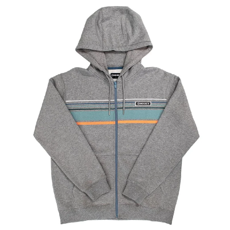 "Horizon" Heather Grey Full Zip Hoody