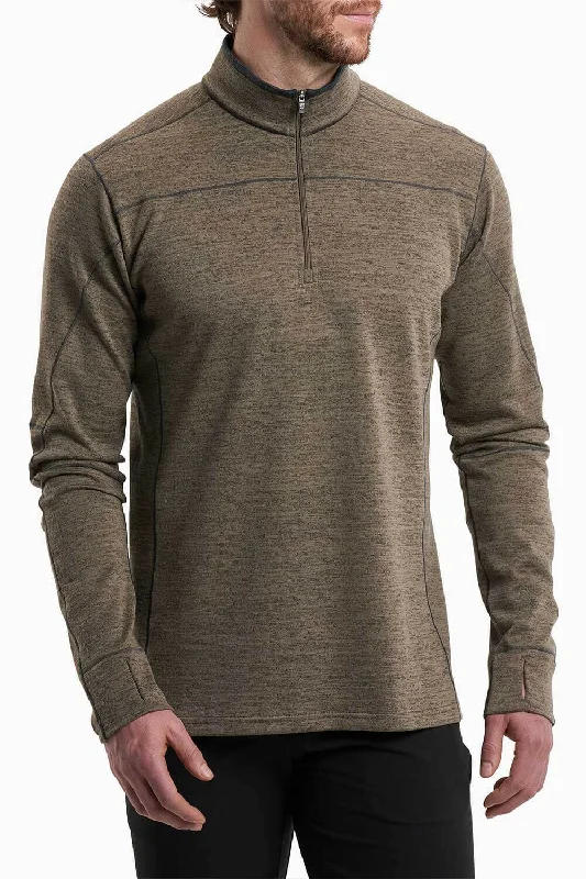 Kuhl Ryzer 1/4 Zip Pullover for Men in Oatmeal | 3112-OATMEAL