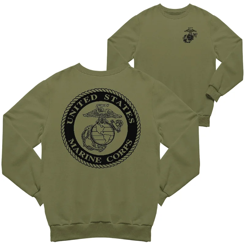 Marine Large Seal 2-Sided Sweatshirt