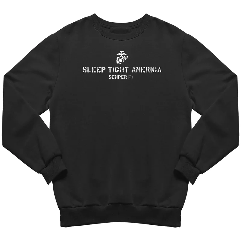 Marines Sleep Tight America Sweatshirt