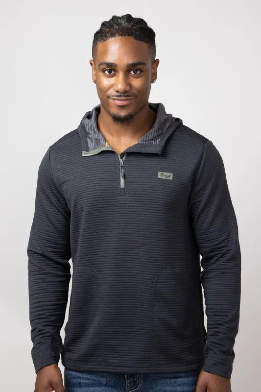 Marsh Wear Sullivan Tech Hoodie for Men in Black | MWF1025-BLK