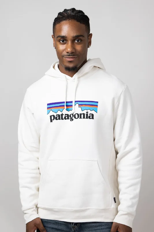 Patagonia Men’s P-6 Logo Uprisal Hoodie in Birch White | 39622-BCW