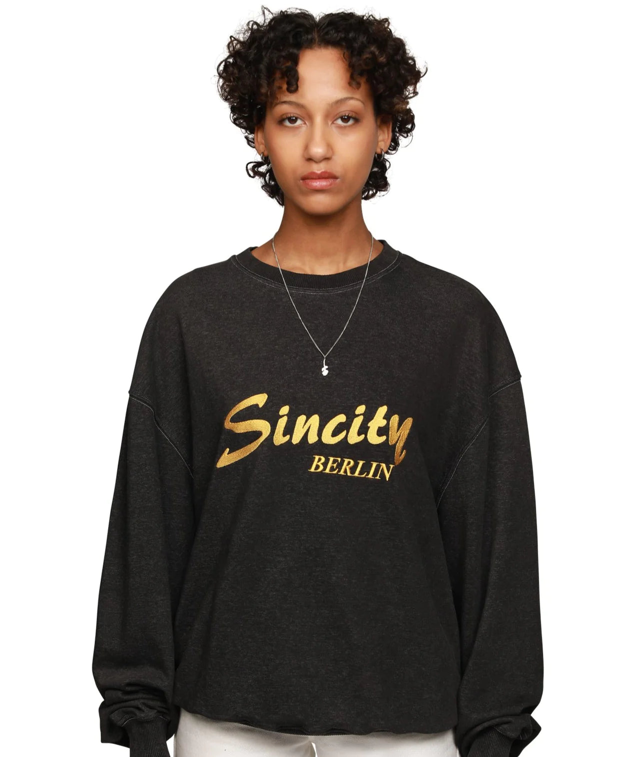 SINCITY SUMMER SWEATER UNISEX - Sweatshirt - Washed black