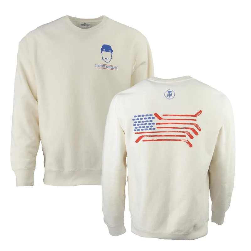 Spittin Chiclets Flag Crewneck