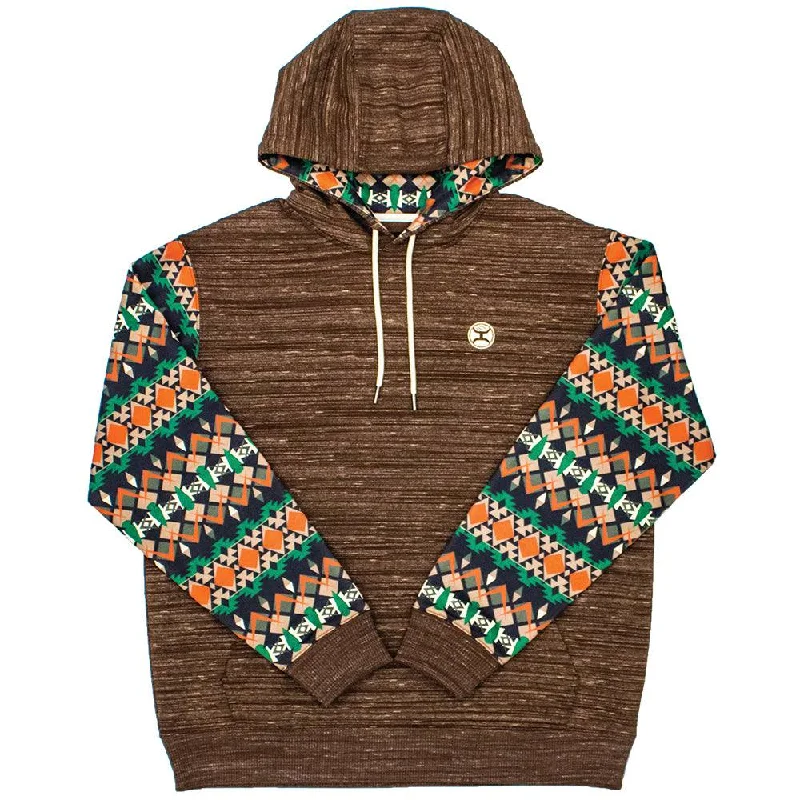 "Summit" Brown/Multi-Aztec Hoody