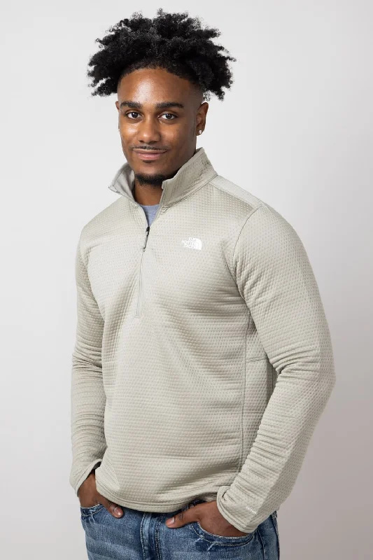 The North Face DotKnit Thermal 1/4 Zip for Men in Grey | NF0A88U6-1I4-GRY