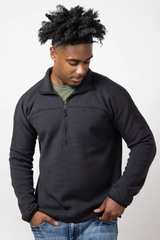 The North Face Front Range Fleece ½ Zip for Men in Black | NF0A84H8-8U6-BLK