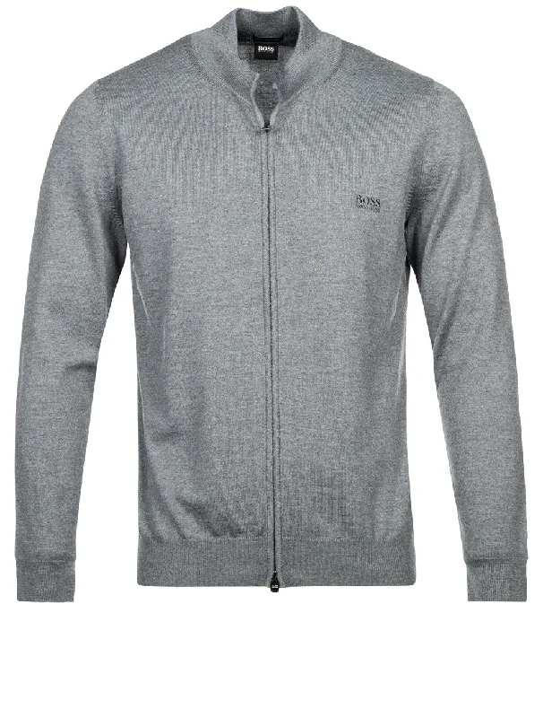 Balonso L Zipped Cardigan Grey