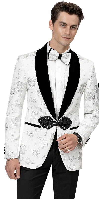 Kent & Park Slim FIT Blazer J168 White/Black