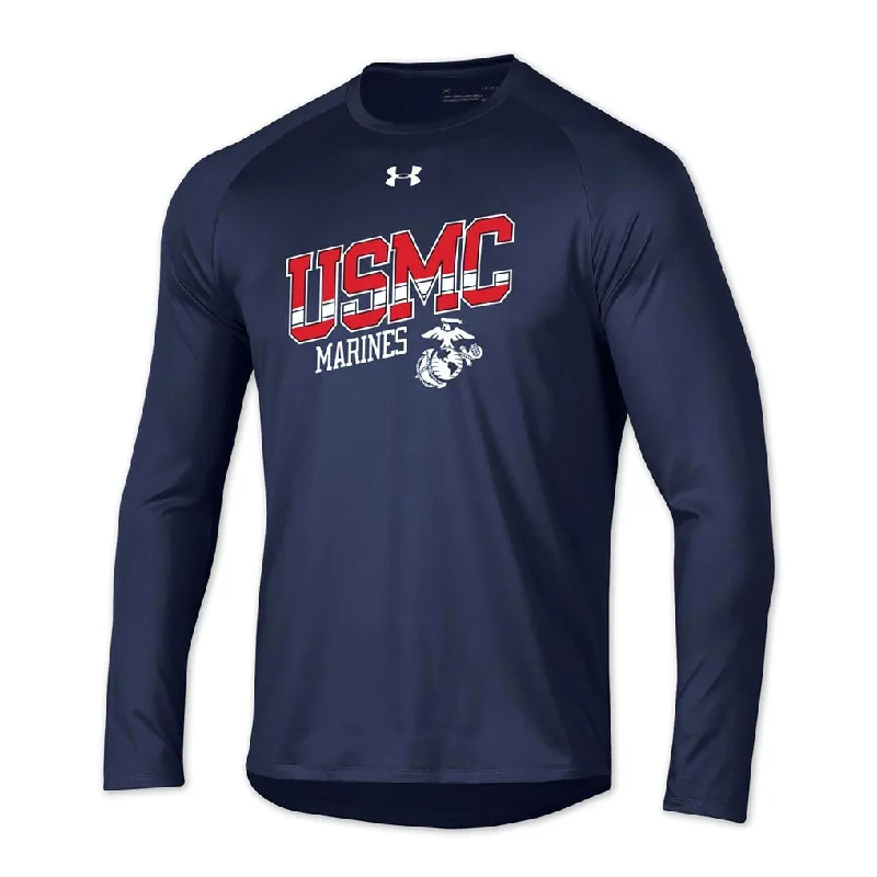 Under Armour USMC Marines Long Sleeve Tech Tee