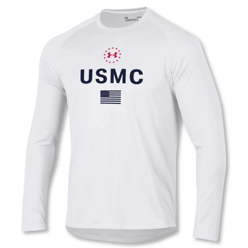 Under Armour USMC Freedom Flag Long Sleeve Performance